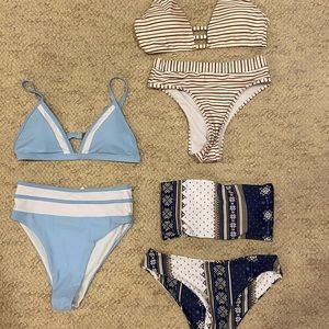 3 shein bikinis